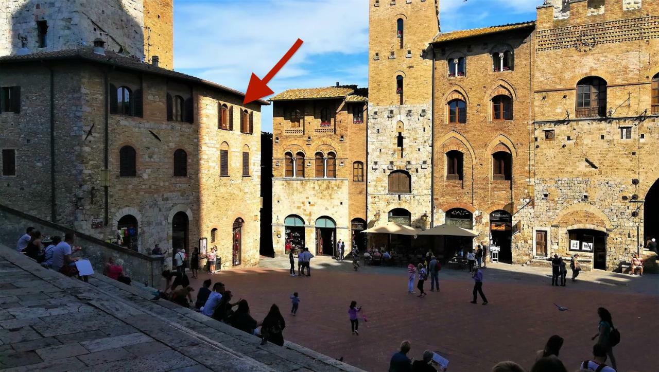 Sangi Studio Apartment - With Amazing View Of The Duomo San Gimignano Dış mekan fotoğraf